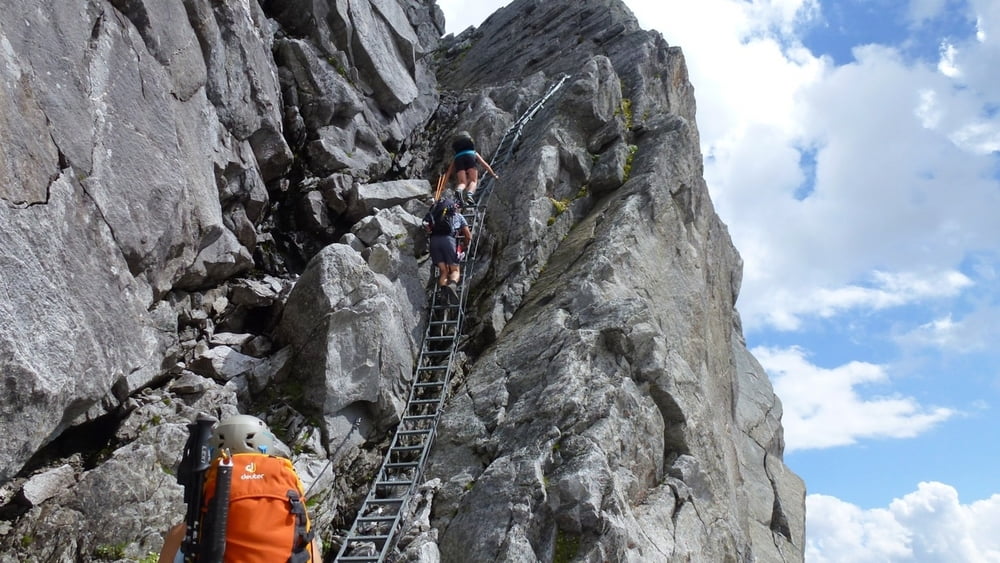 Bergtour Stabeler Höhenweg von der Rif Porro Chemnitzer Hütte zur