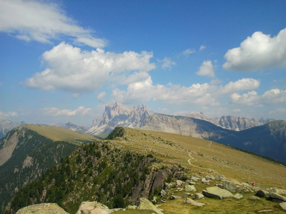 Von Sta. Christina im Grödner Tal zur Rasciesa und Seceda