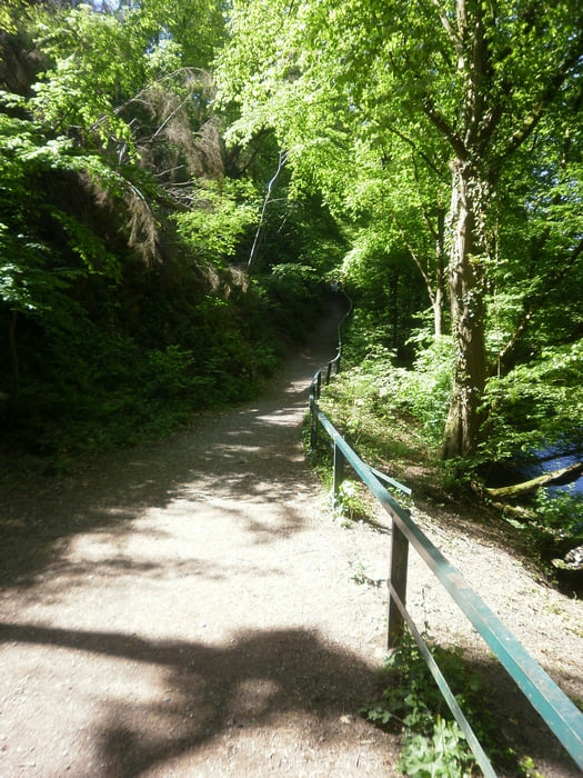 Teilstrecke Unterburg-Oberburg-Sengbachtalsperre-Glüder