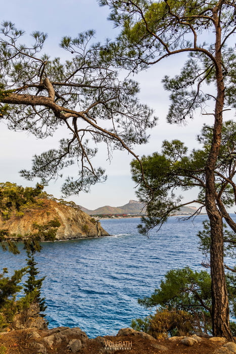 Lykische Küste (T02): Paradiesbucht, Antike Stadt Phaselis, Ort Tekirova