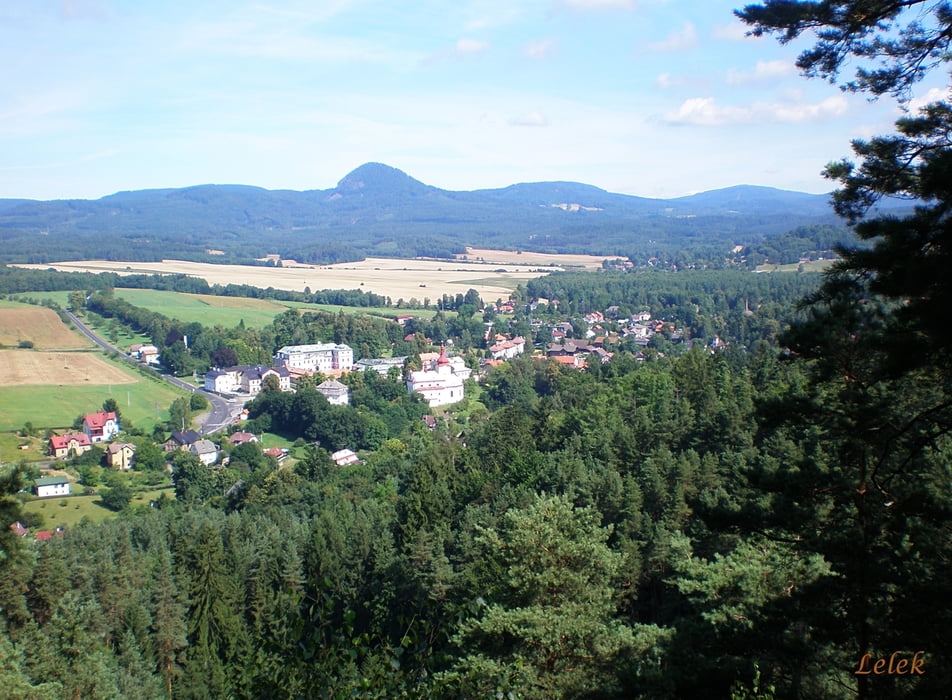 Lužické hory: Dolní Podluží -Nový Bor -Sloup -Krompach -Šébr