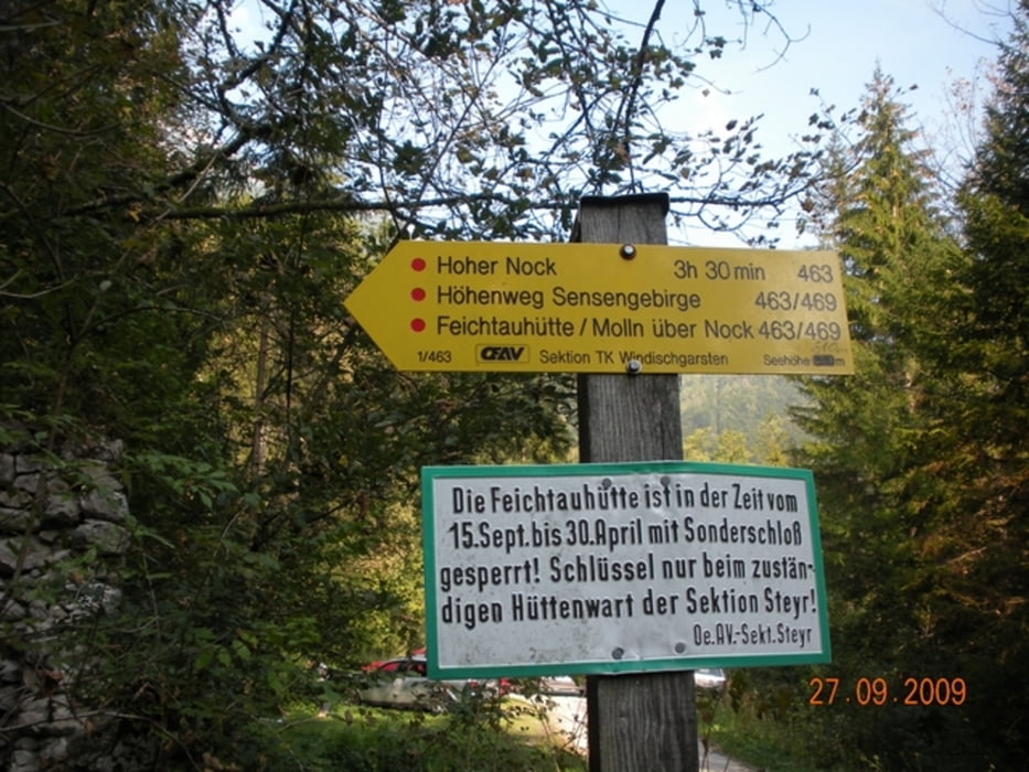 Hoher Nock (1.963m) ab Rettenbach