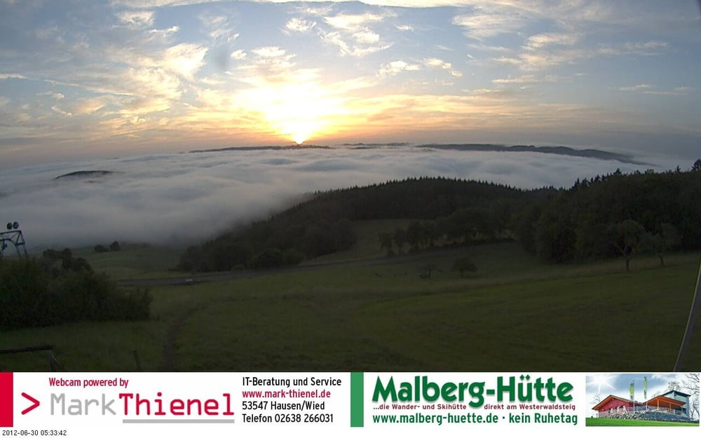 Feierabendrunde von Hausen/Wied ueber Kurtscheid, Wiedtal auf den Malberg