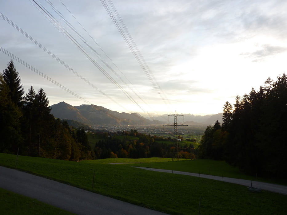 Wolfurt Rickenbach - Bildstein - Baumgarten - Staudach