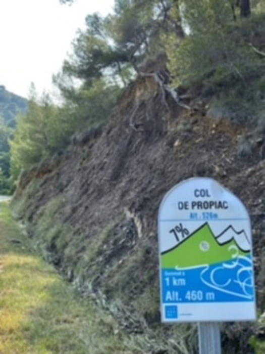 Vaison la Romain, Col de Propiac, Veaux-Malaucène; 50km, 800 hm