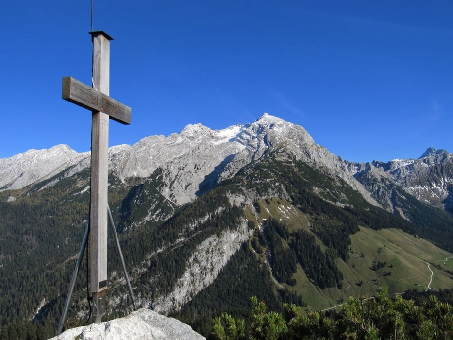 Litzlkogel (1629m) inmitten der Berchtesgadener Berge