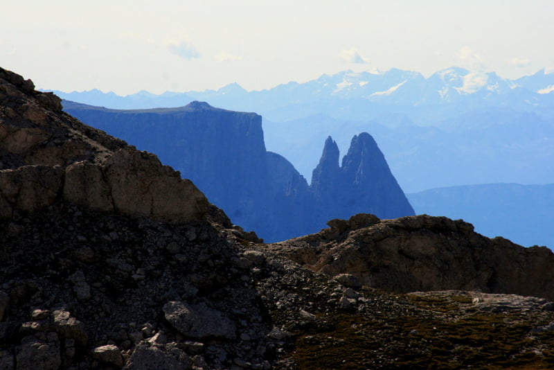 Einfacher Klettersteig in die herrliche Bergwelt der Südtiroler Dolomiten 