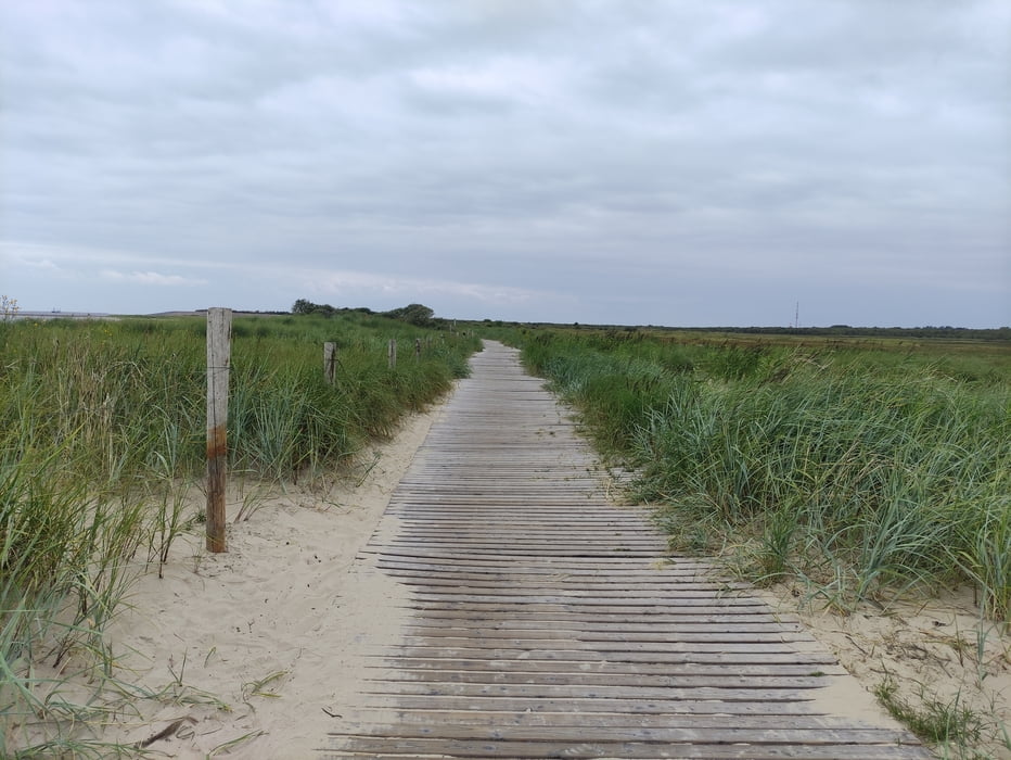 Borkum - Tour vom Südstrand zum Nordstrand