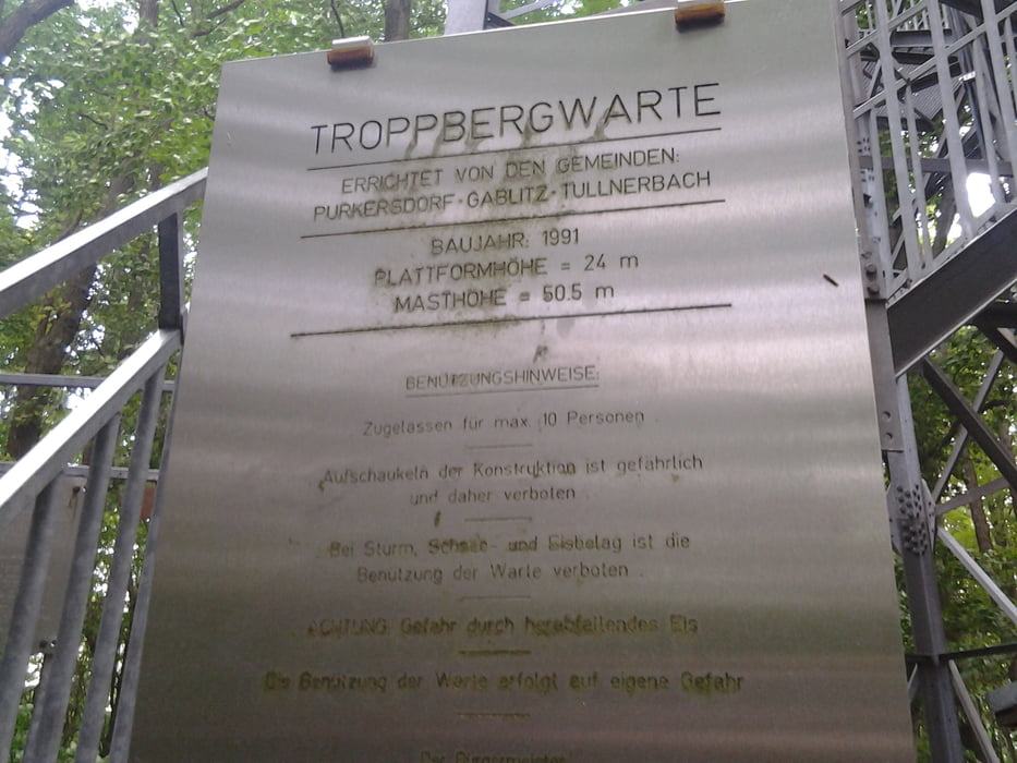 Purkersdorf - Roppersberg - Troppberg
