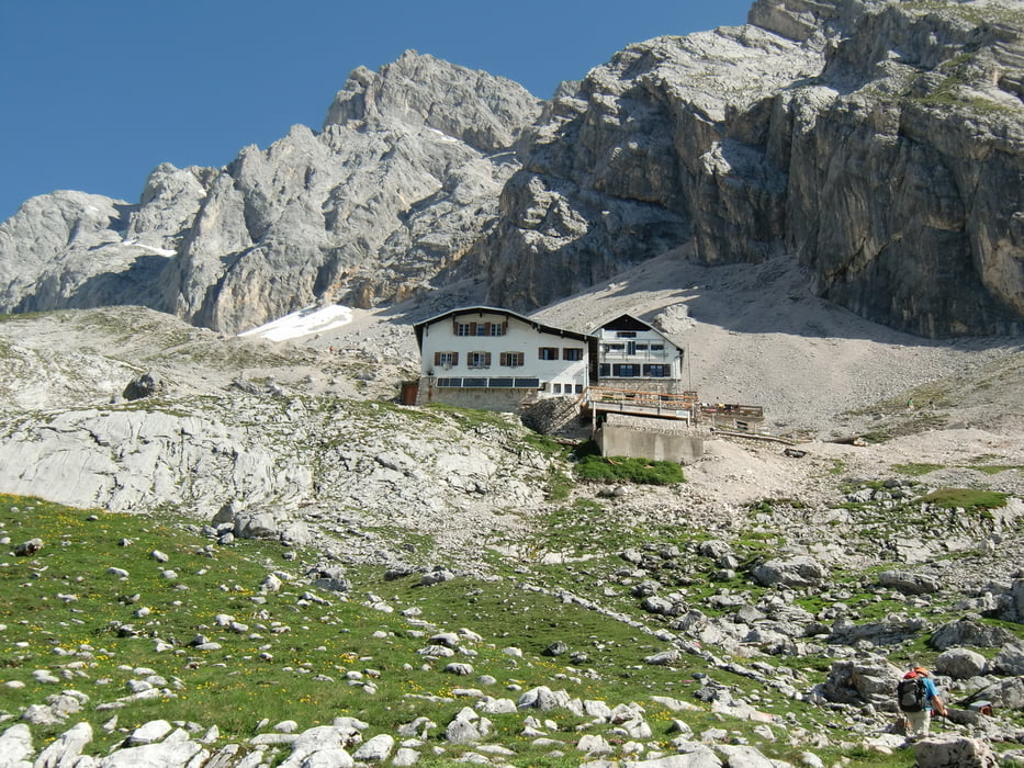 Zugspitztour Tag2: Reintalangerhütte zur Zugspitze und zurück zur Knorrhütte