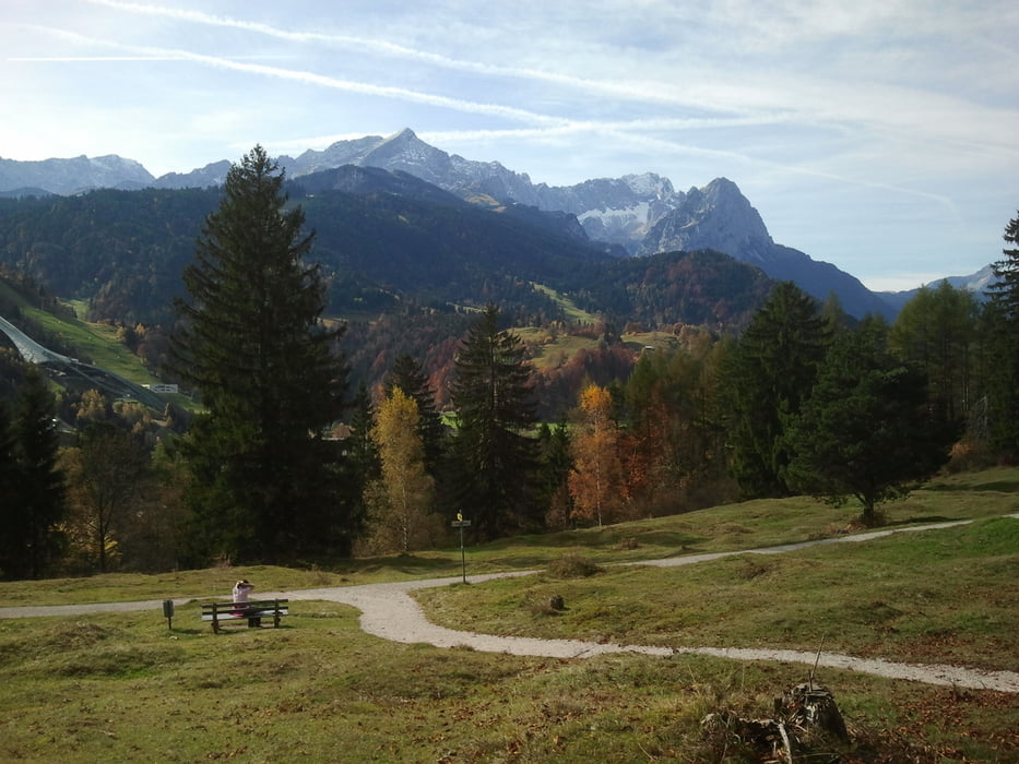 Zugspitzland: Das Gschwandt, der Wank, die Esterbergalm und die Daxkapelle