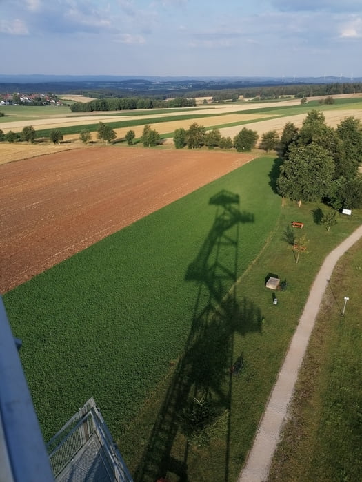 648. Oberpfalz, Kalvarienberg (643.5m) Vom Turm zum Turm ;-)