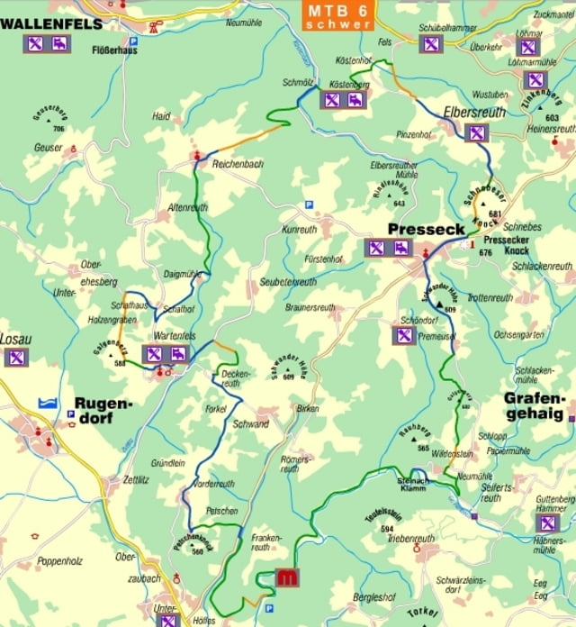 MTB Route 6 Steinachtal