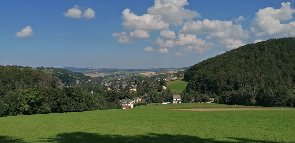 495. Raschau, Kammweg + Radfernweg Sächsische Mittelgebirge mit Fichtelberg