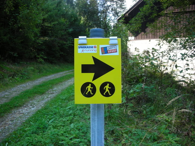 ZWalk - Zwettl - Nordic Walking Tour Kamptal - GELB