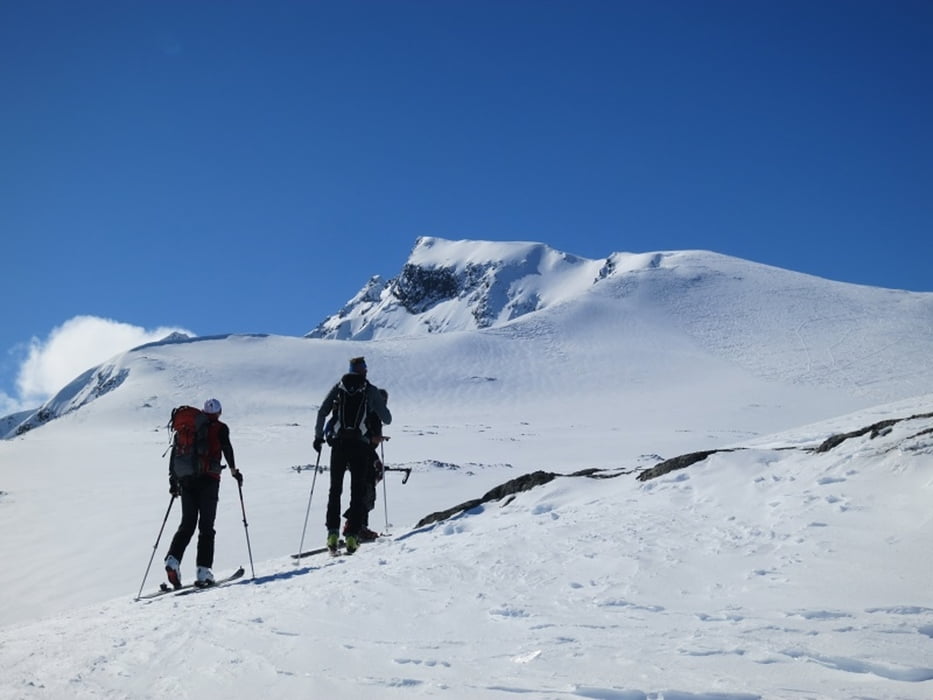 Skitour auf den Soleibotntindane im Hurruganegebirge