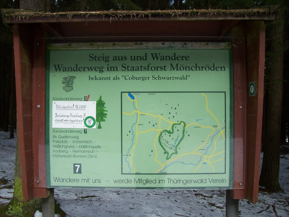 Mönchrödener Rundwanderweg 7 (Quellenweg)