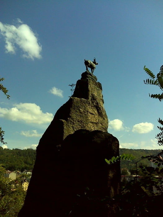 Aich -Aberg -Hirschsprung (Doubi - Doubská Hora - Jelení Skok)