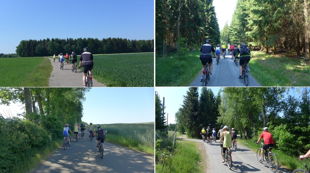 Fahrradkorso und Sternfahrt zum Stadtradeln 2015 in Freiberg