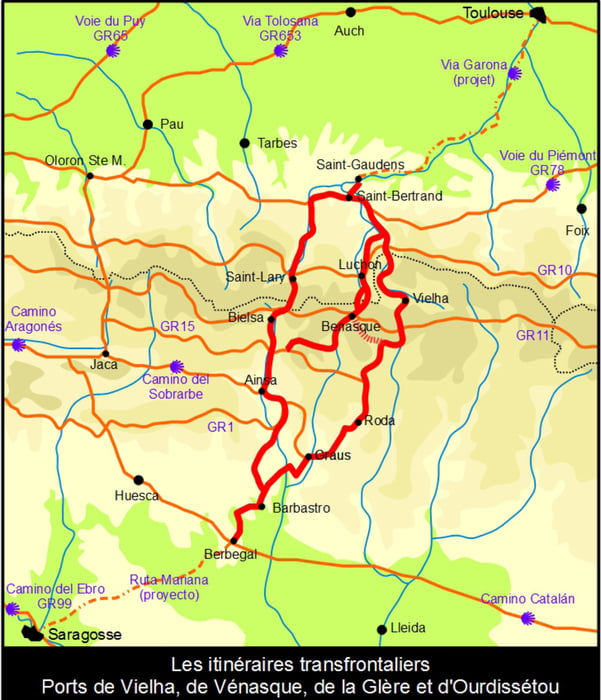 Traversée des Pyrénées Centrales par la Vallée d'Aure