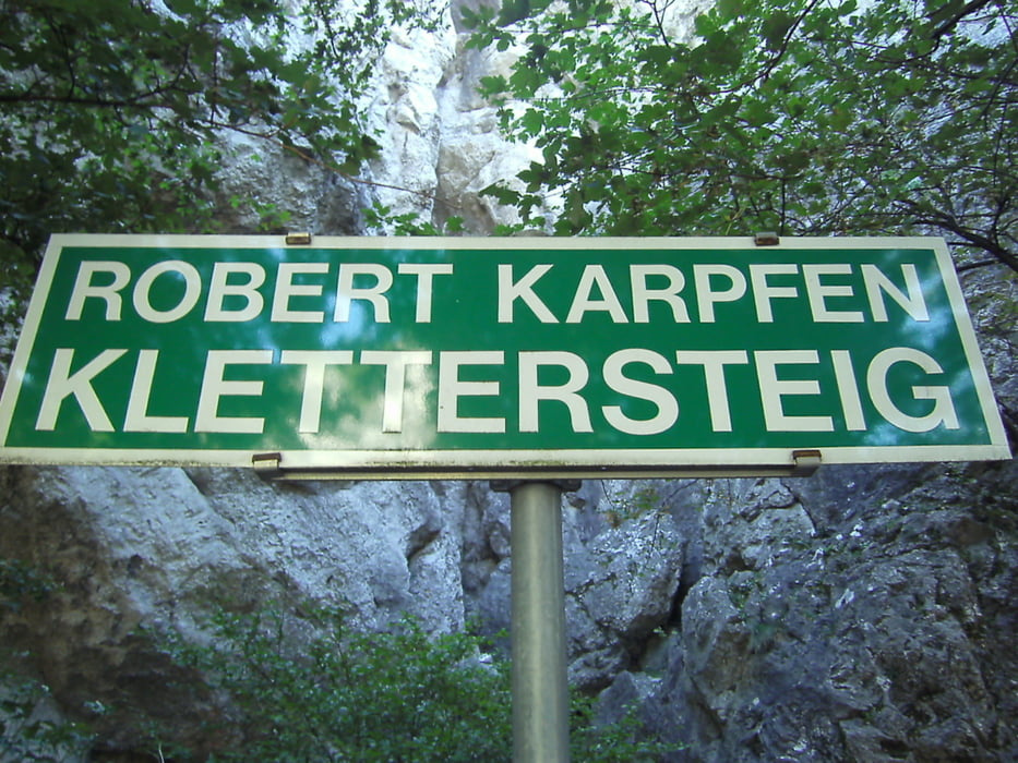 Mödlinger Klettersteig / Robert Karpfen Klettersteig (B-C)