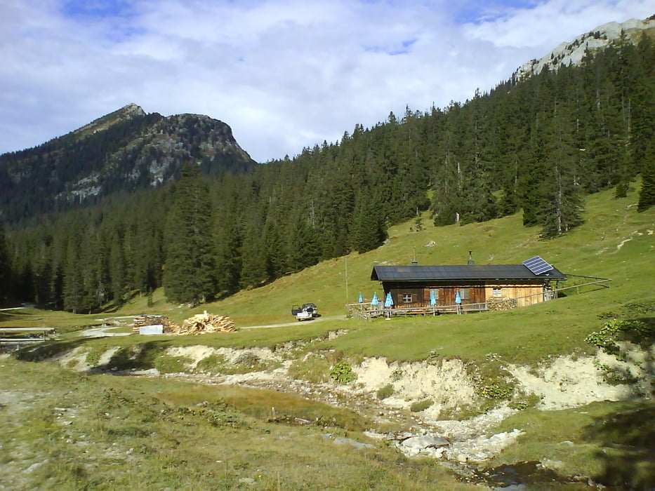 Neuschwanstein - Plansee zurück über Altenbergweg und Melk Alm