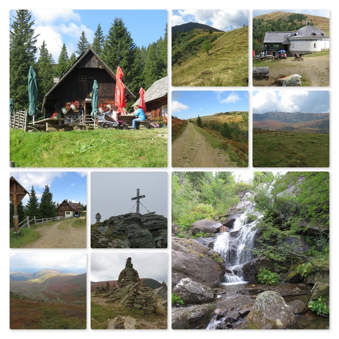 Koralpe - Bärentalhütte - Grosshöllerhütte - Pomswasserfall - Koralpenhaus - Großer Speikkogel - Grüangerhütte