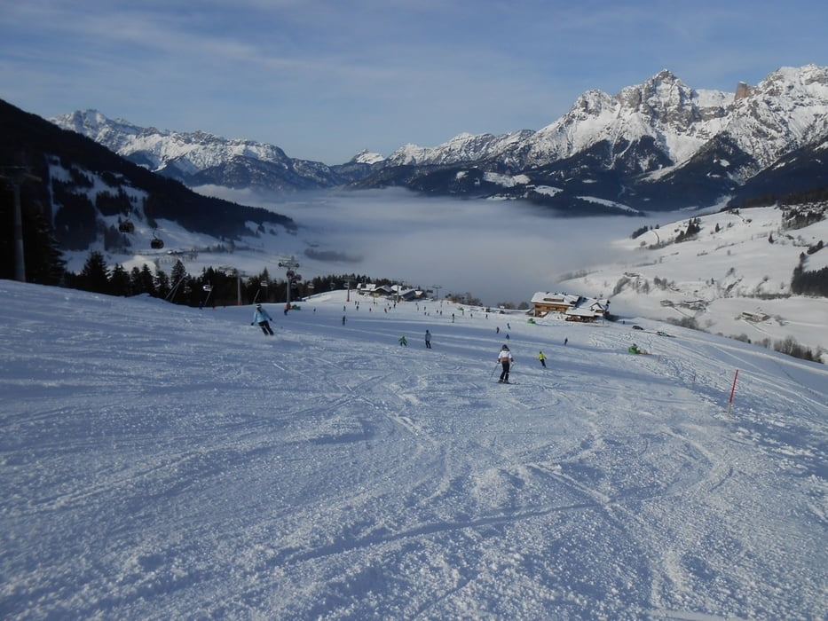 Skitour: Langegg 1899 m im Skigebiet Aberg / Maria Alm (Tour 147741)