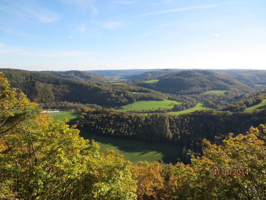 Wandern: Buntsandsteinroute im Rurtal zwischen Abenden und Obermaubach