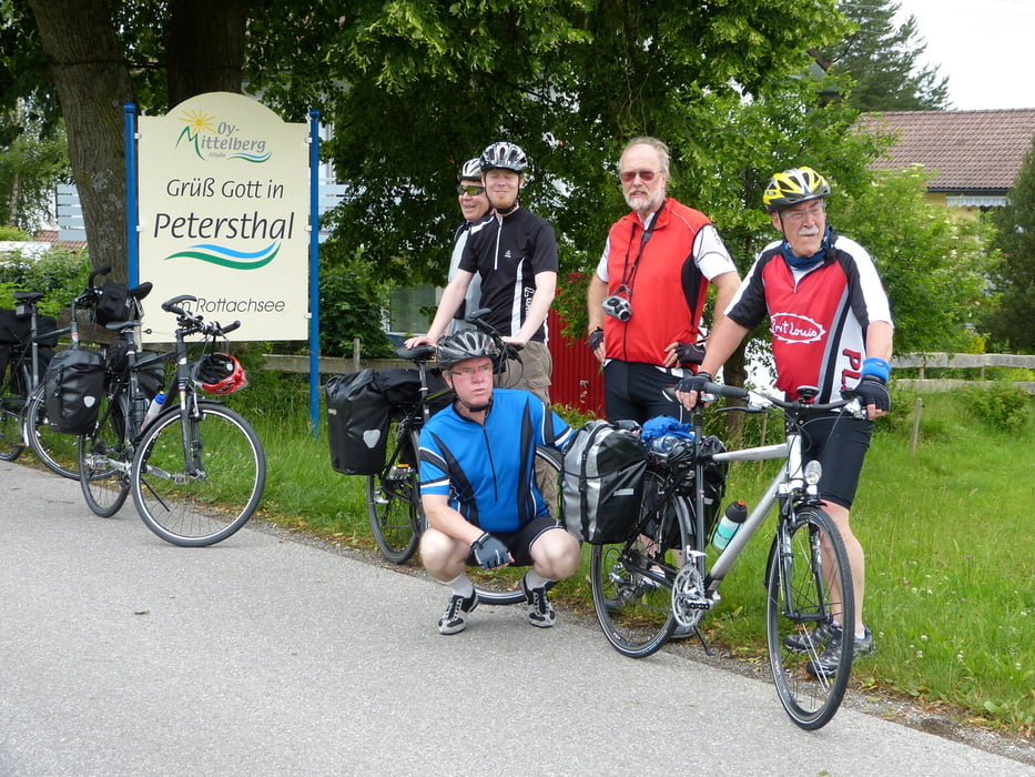 Fahrrad Touring Vom Bodensee zum Königsee, Etappe 2 (Tour