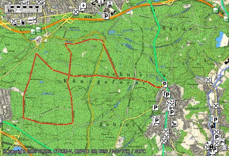 Fahrrad Touring: Mit Kidies durch den Königsforst (Tour 34681)