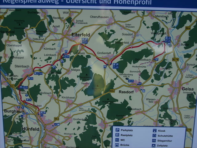 Mountainbike: Fulda Hünfeld Kegelspielradweg Ulstertalradweg