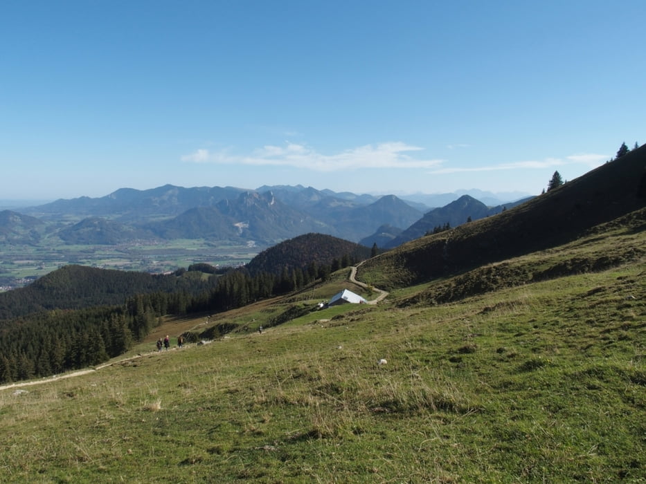 Bergtour Brannenburg Lechneralm Hochsaalwand Rampoldalm Schuhbraualm Schlipfgrubalm Tour 166083